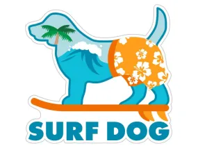 3 Sticker - Surf Dog