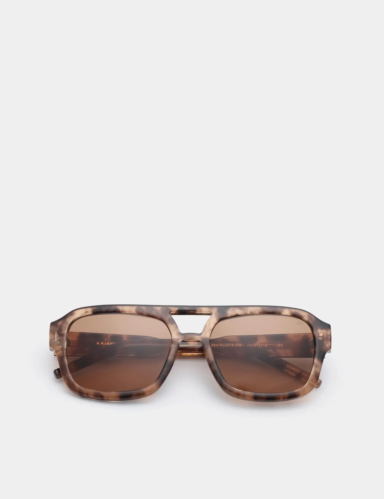 A. Kjaerbede Kaya Sunglasses - Coquina Tortoise