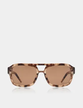 A. Kjaerbede Kaya Sunglasses - Coquina Tortoise