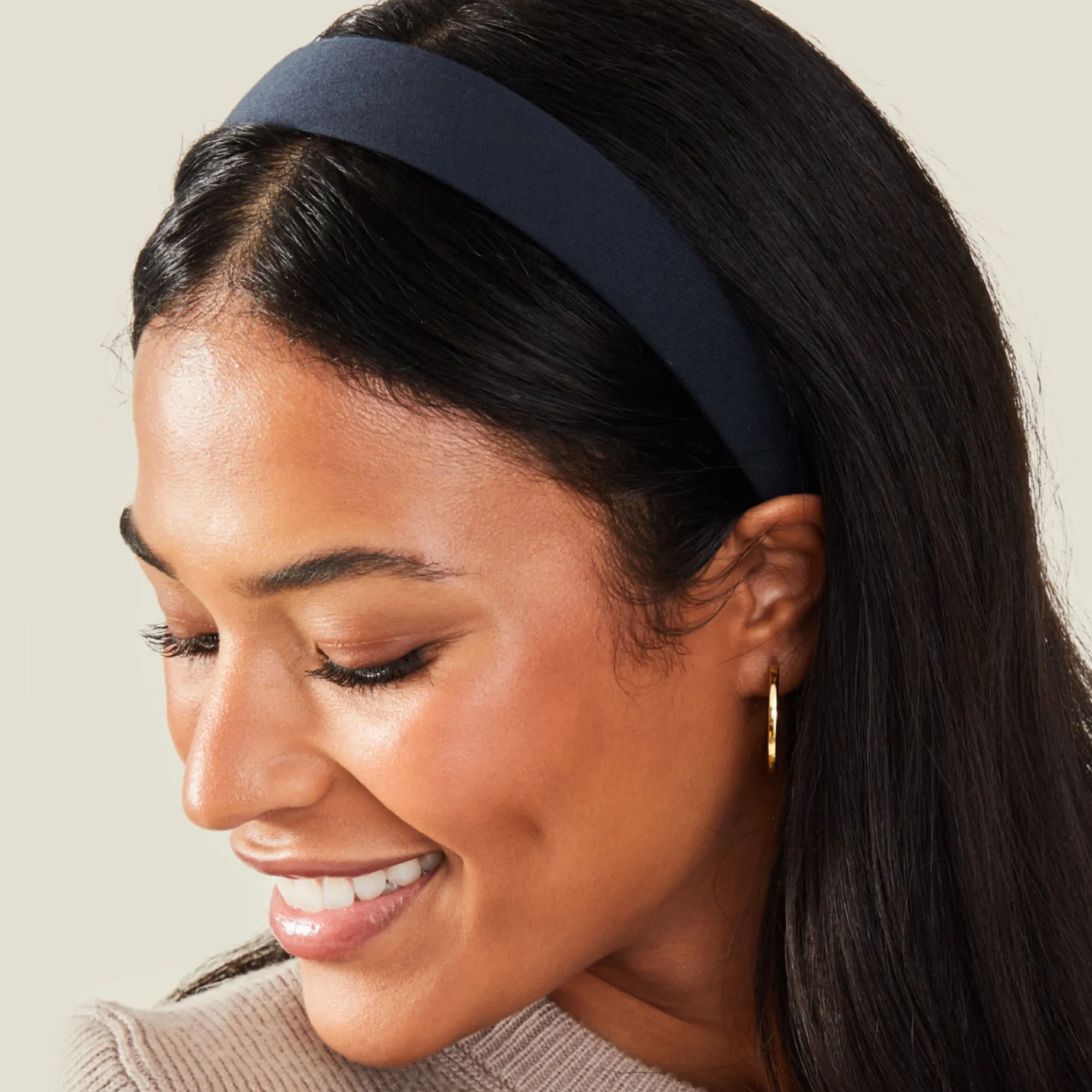 Accessorize London Women's Wide Basic Headband Blue