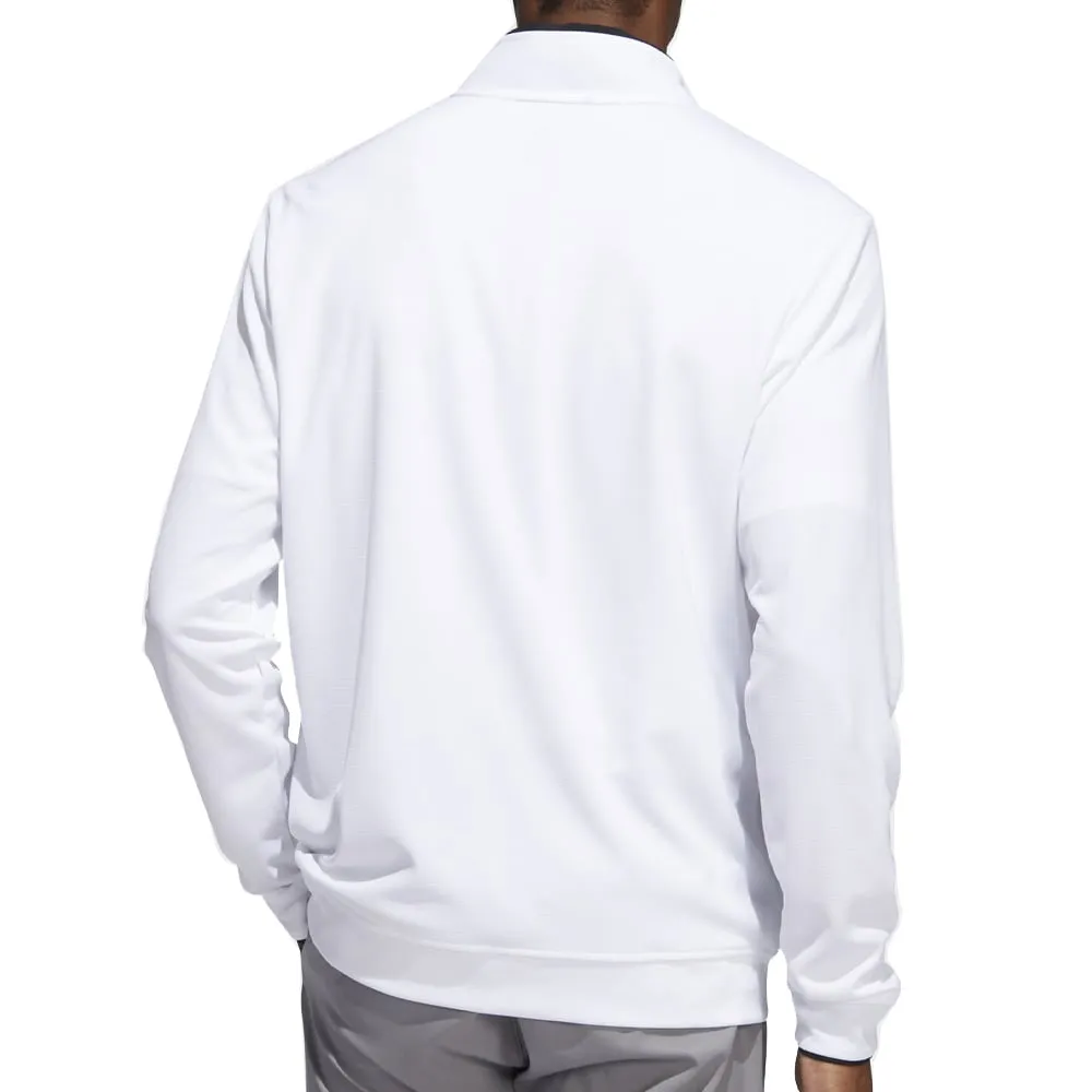 adidas Lightweight 1/4 Zip Pullover - White