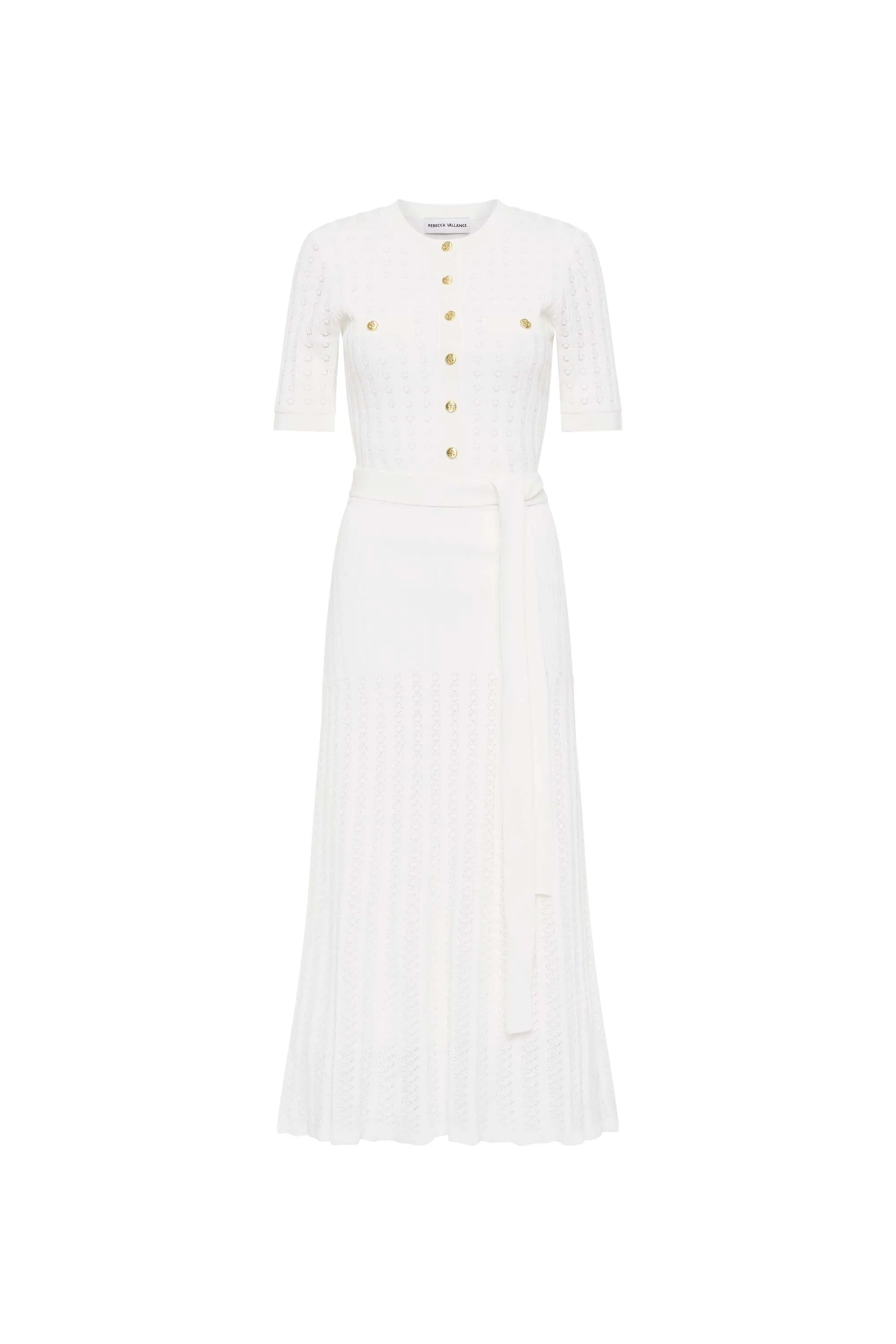 Alice Knit Midi Dress Ivory