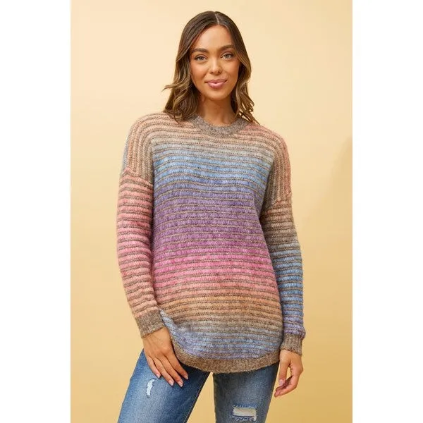 AYELIN MULTICOLOUR KNIT JUMPER