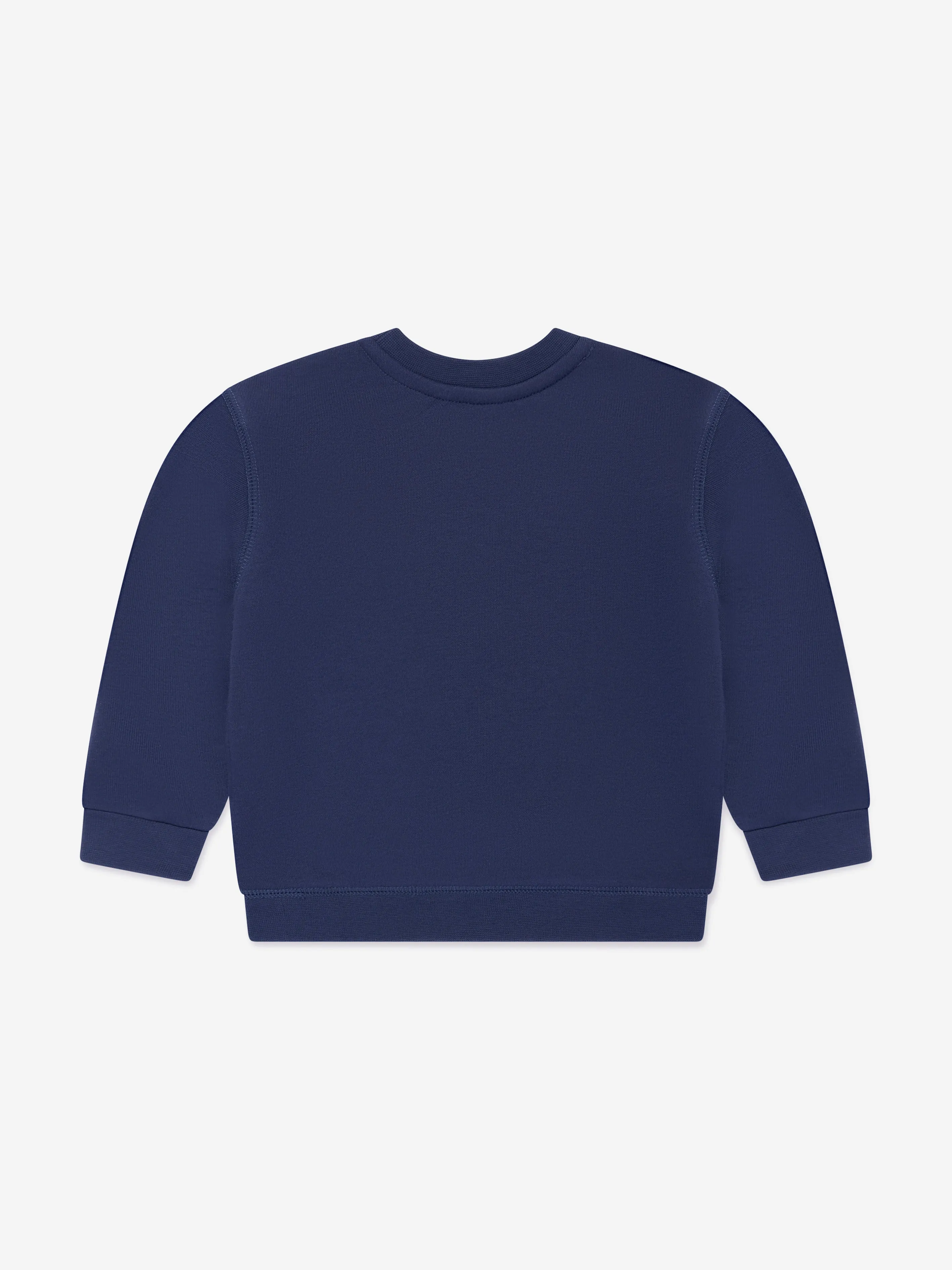 Baby Boys Bear Sweatshirt in Navy