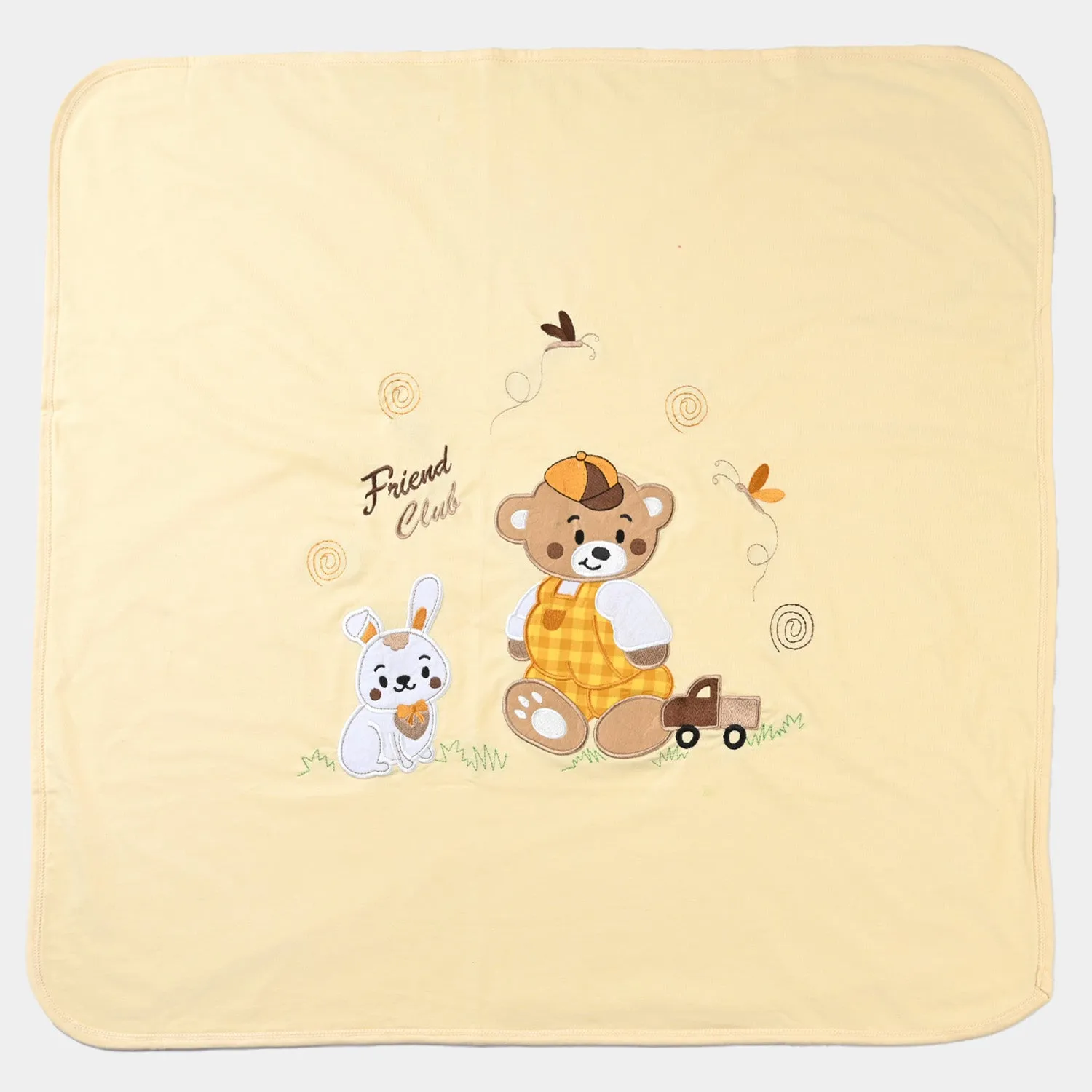 Baby Wrapping Sheet | Light Yellow