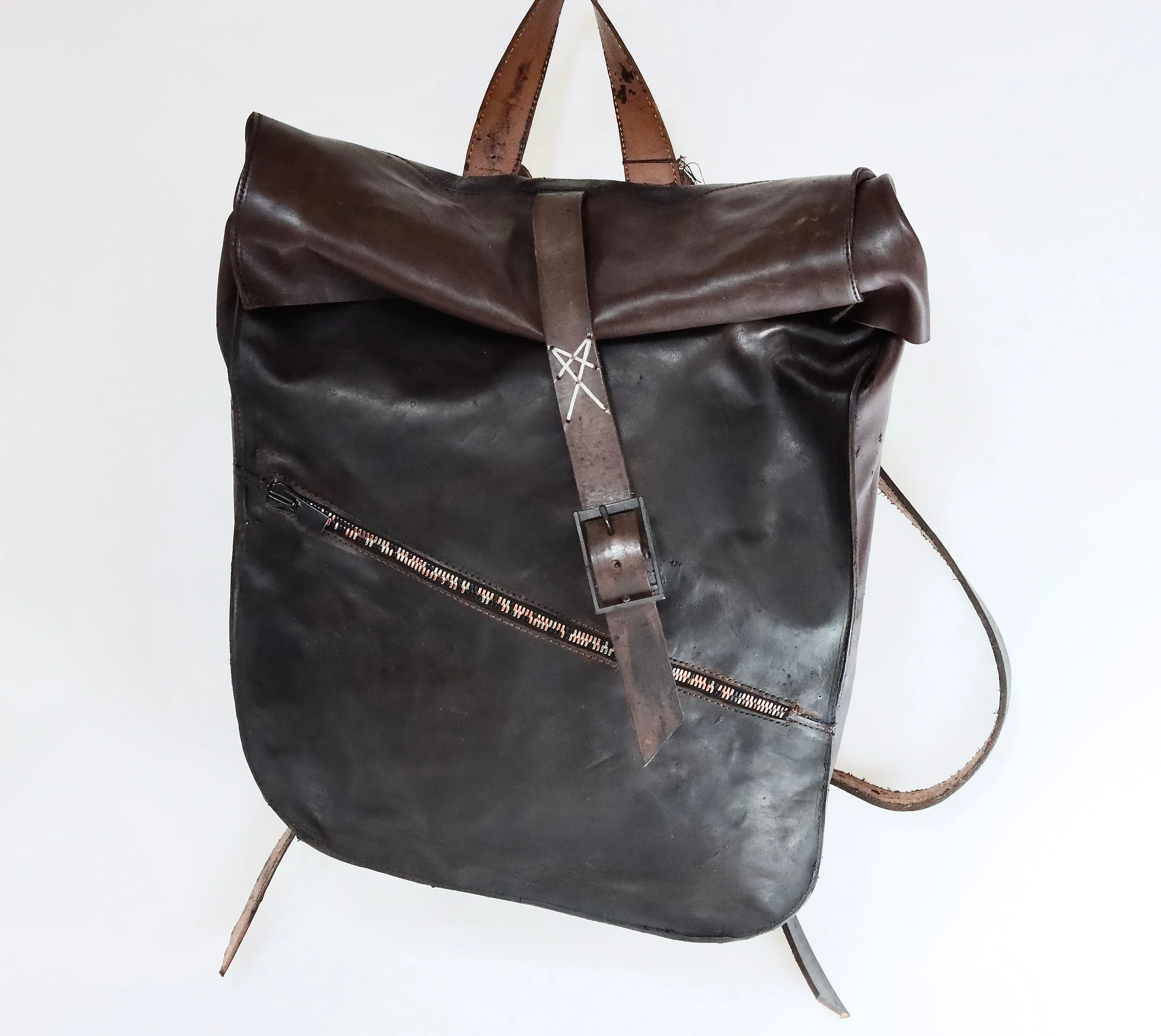 Backpack | dark brown | calf