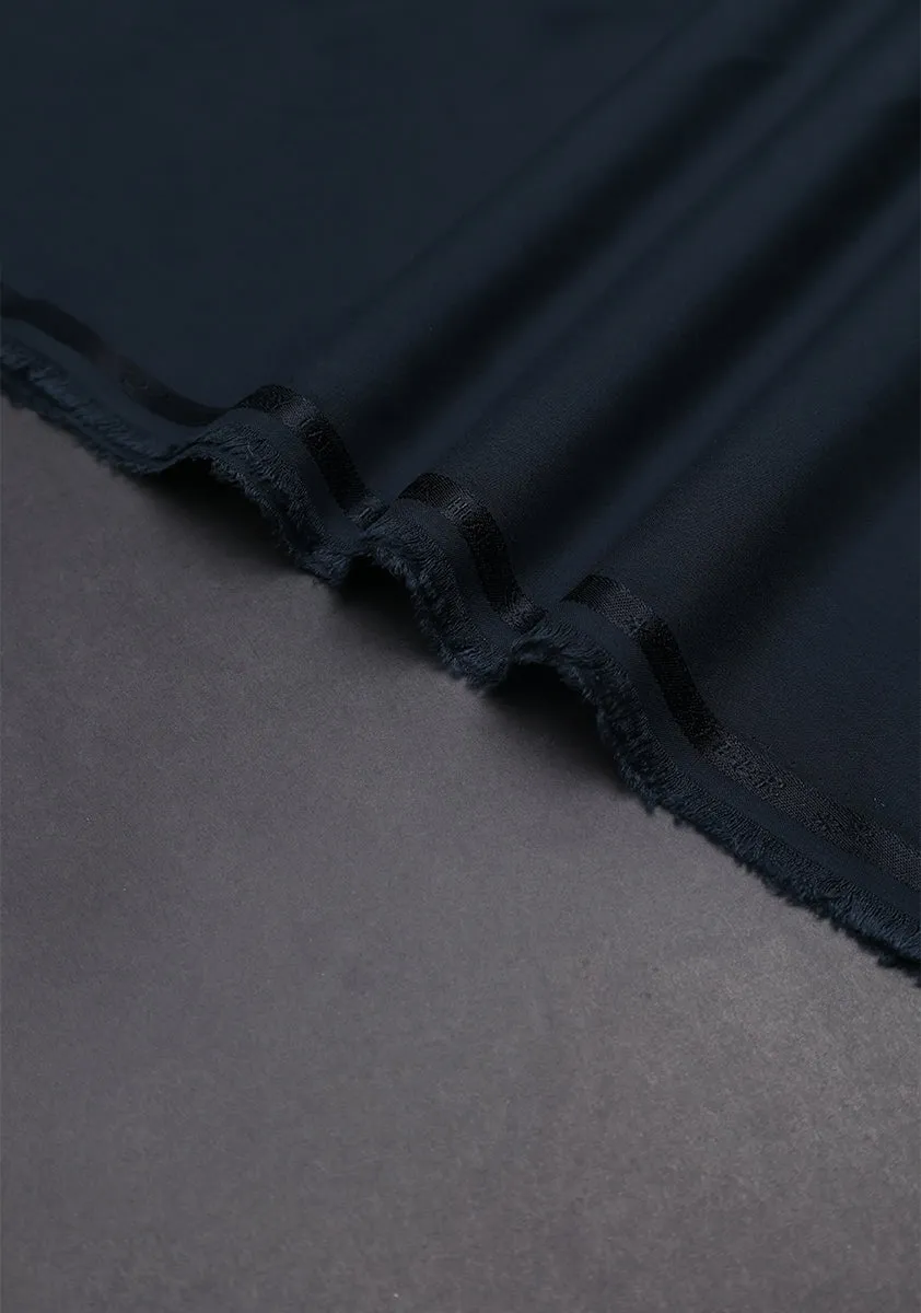 Basic Poly Viscose Dark Sapphire Fabric