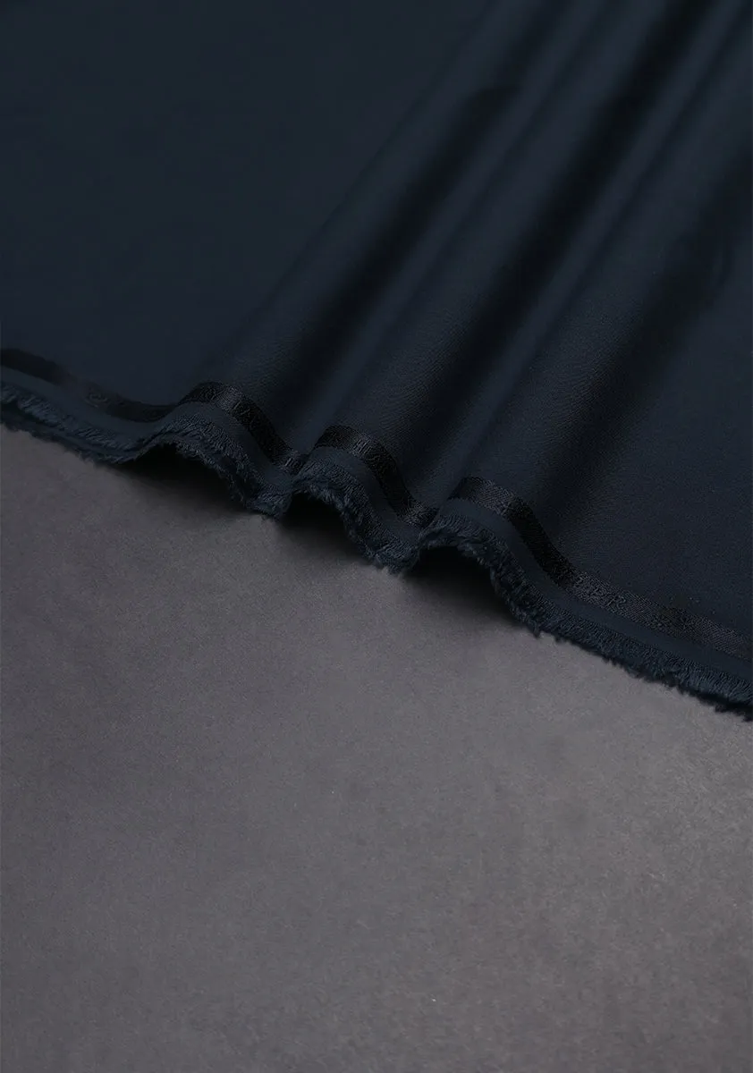 Basic Poly Viscose Dark Sapphire Fabric