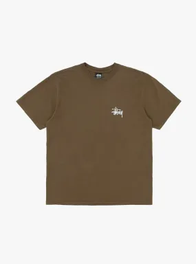 Basic Stussy Pig. Dyed T-shirt Brown