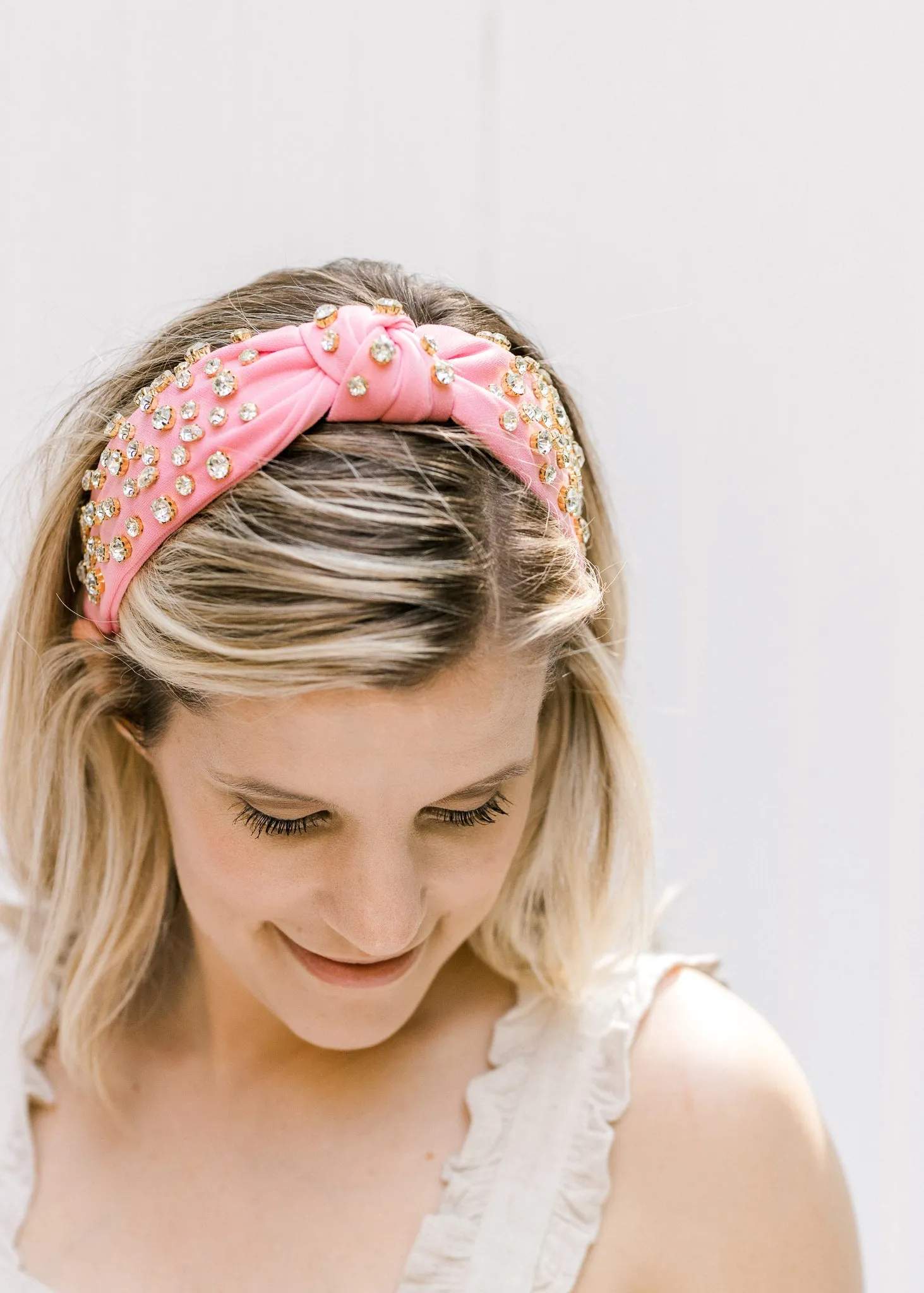 Bejeweled Headband- Pink