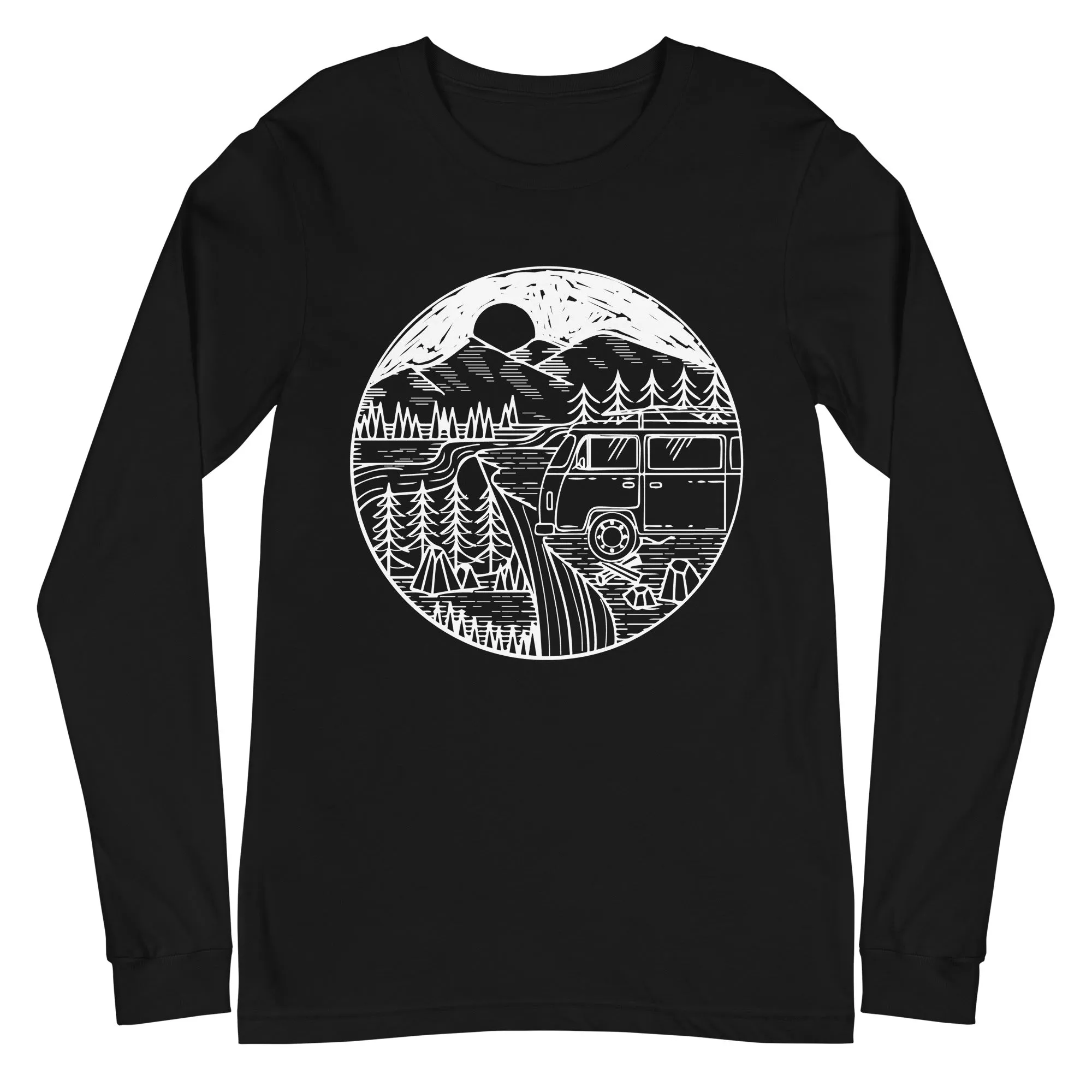 Berge - Camping Van - Longsleeve (Unisex)