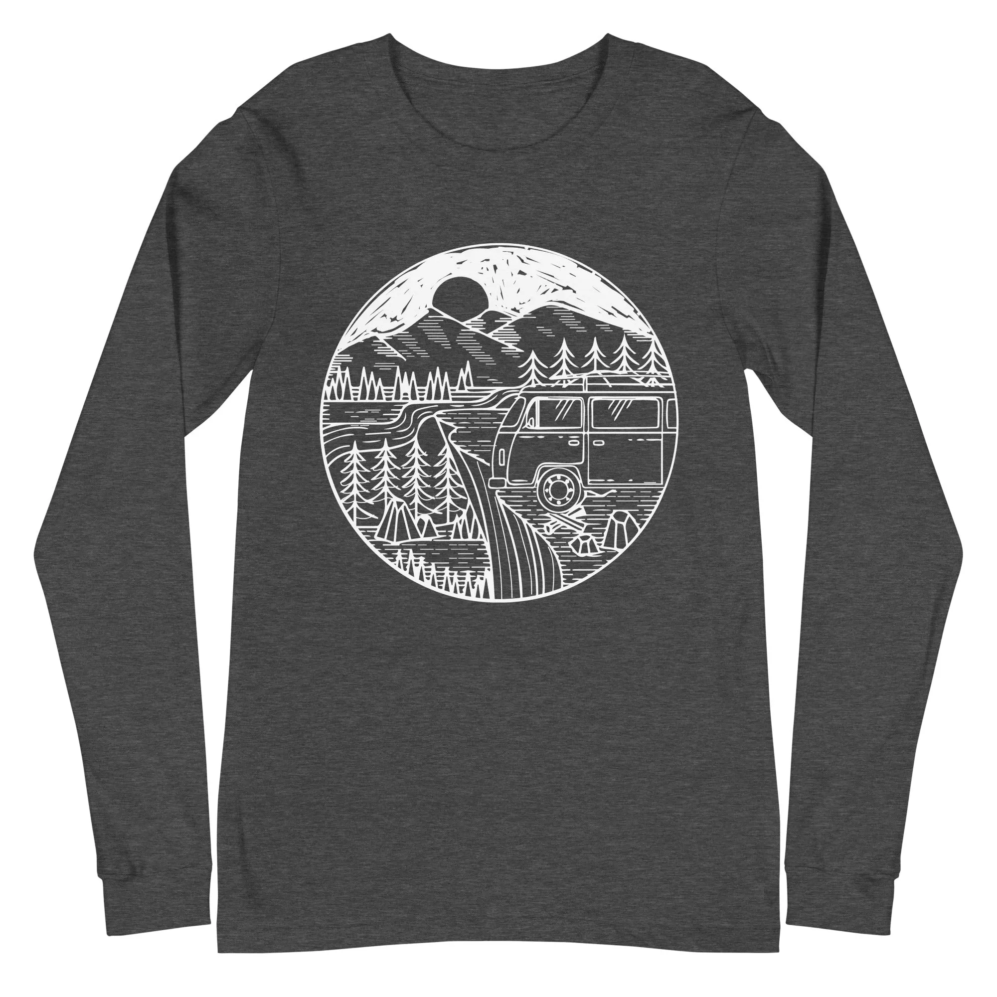 Berge - Camping Van - Longsleeve (Unisex)