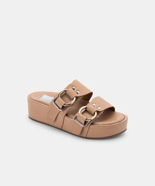 Blush leather Cici sandal