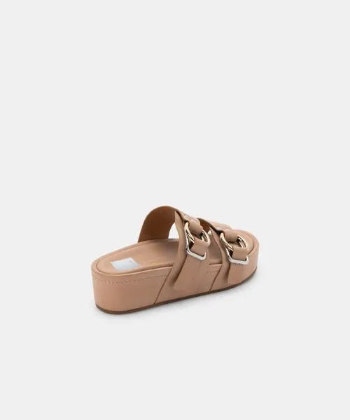 Blush leather Cici sandal