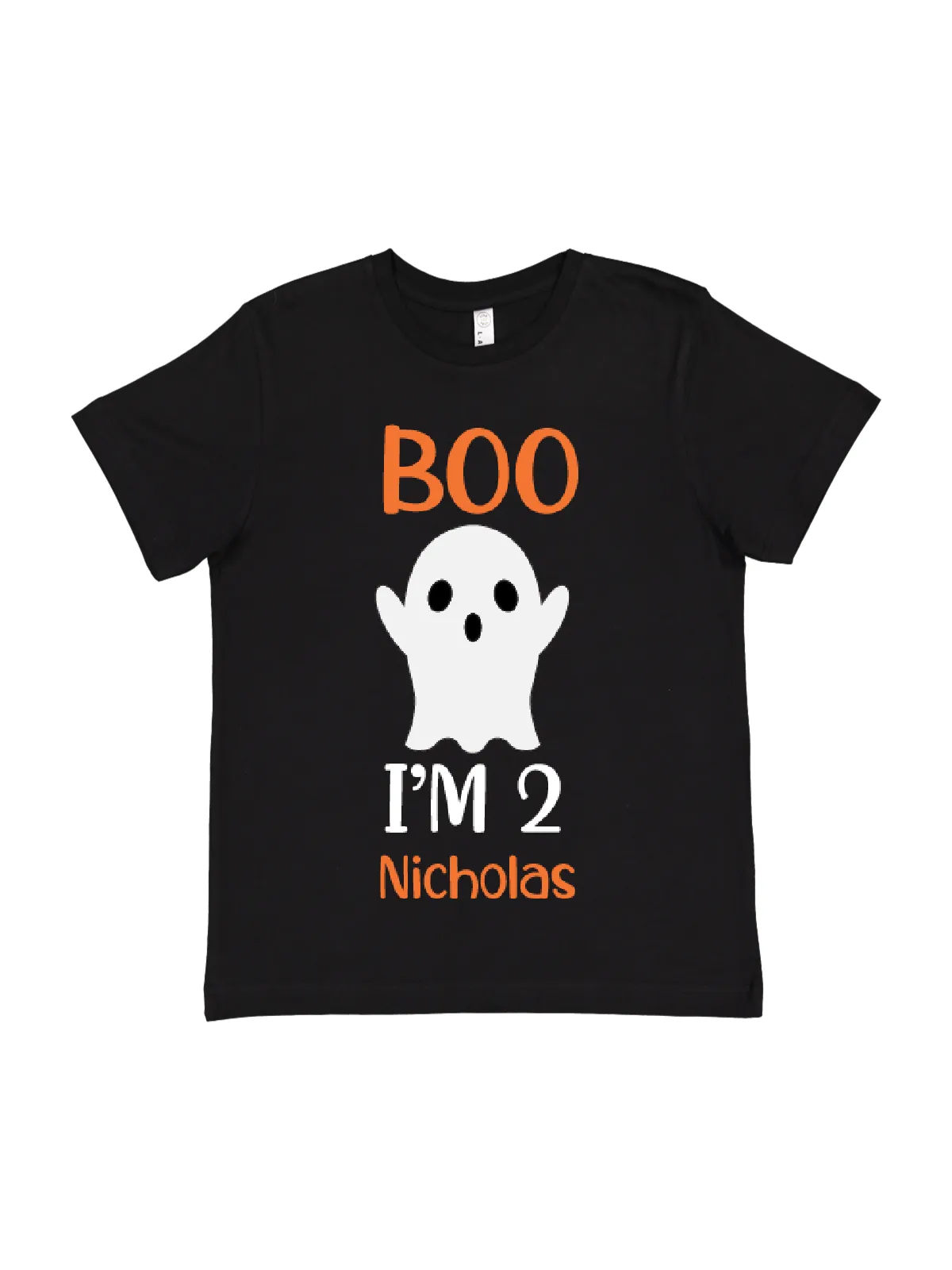 Boo I'm 2 Ghost Birthday Shirt - Short & Long Sleeve