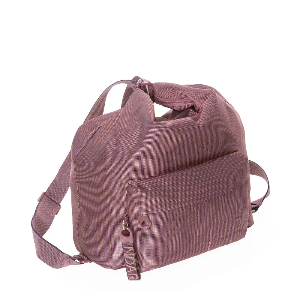 Borsa Donna Hobo a Spalla Mandarina Duck in Tessuto colore Windsor Wine