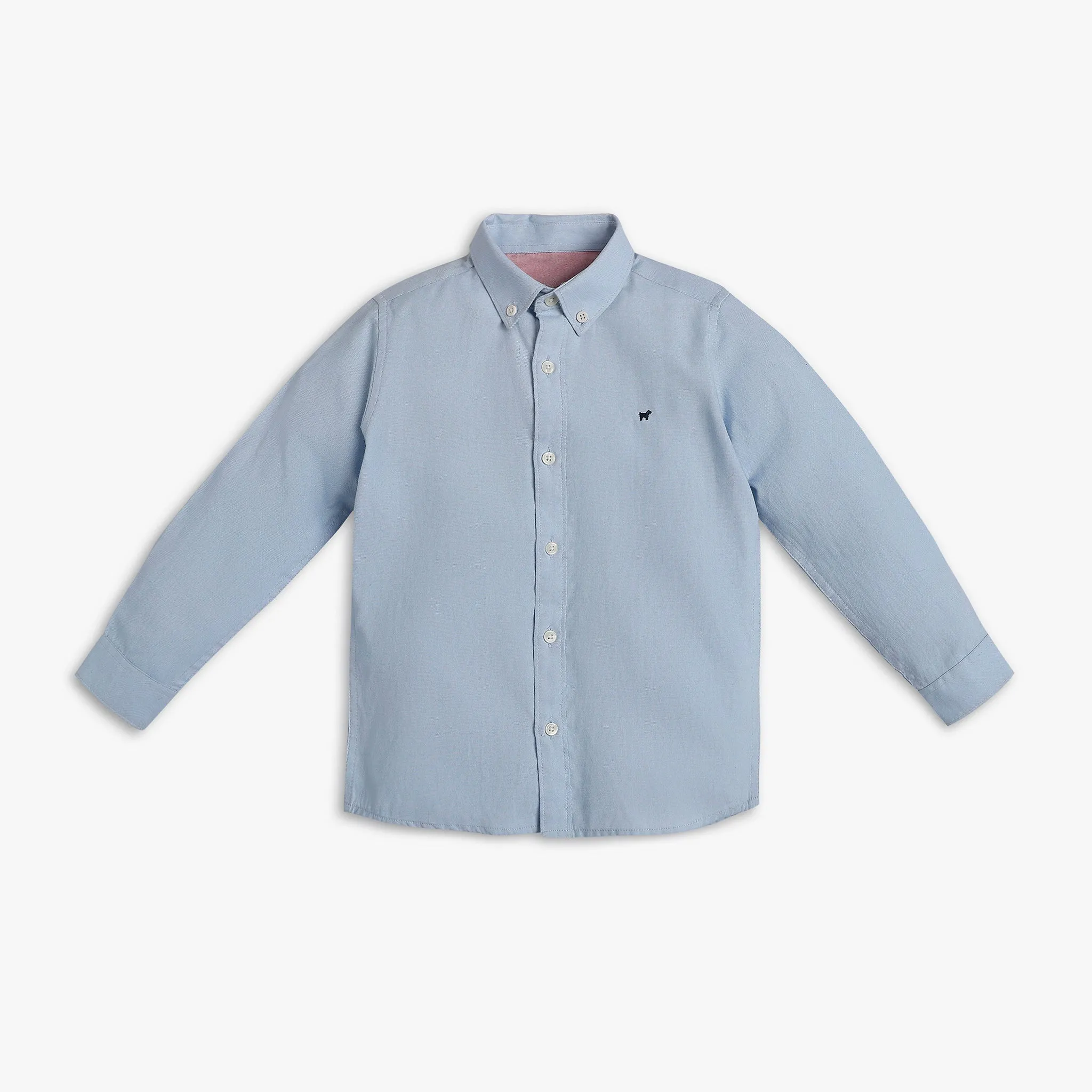 Boy's Regular Fit Solid Shirt