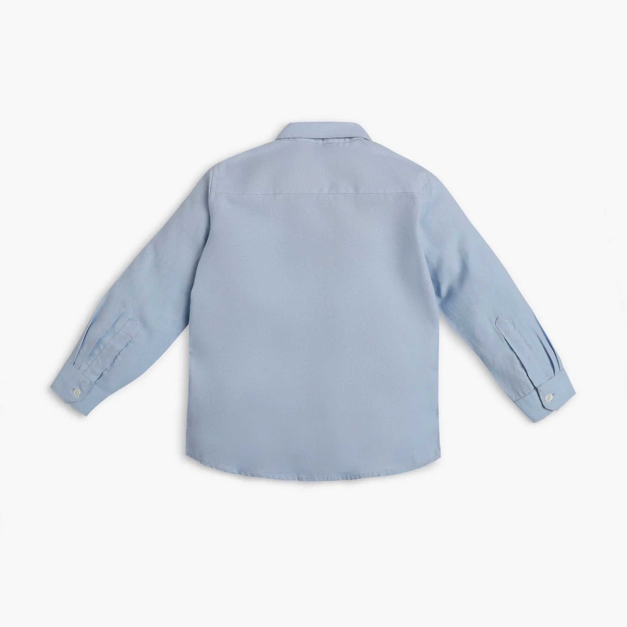 Boy's Regular Fit Solid Shirt