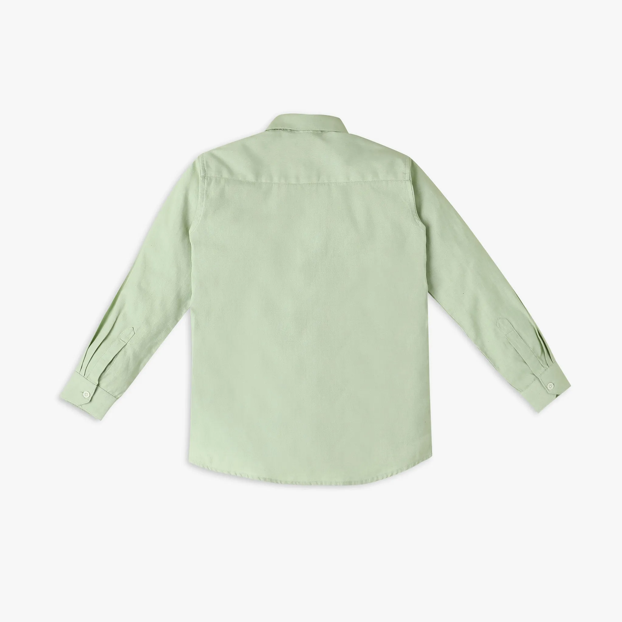 Boy's Regular Fit Solid Shirt