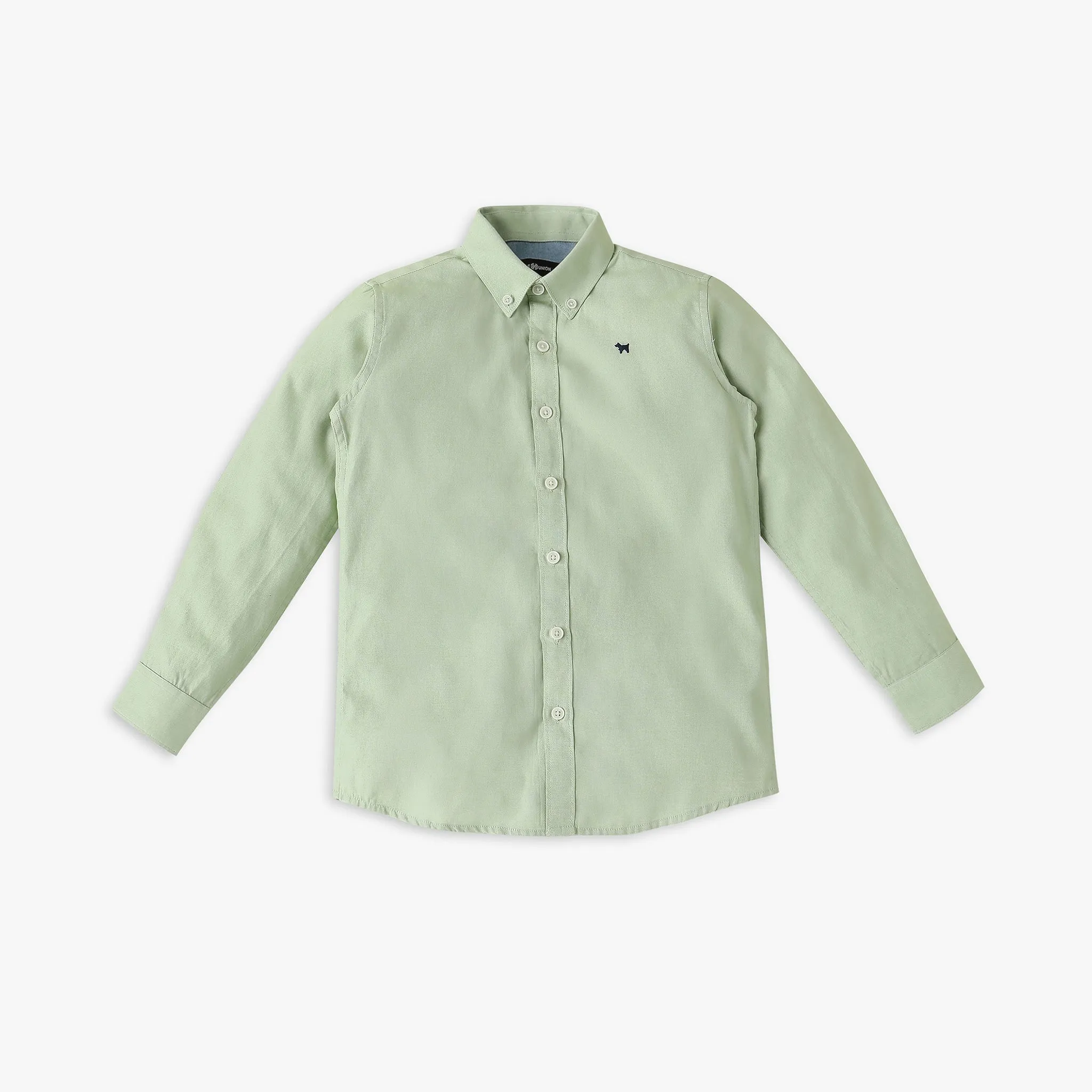 Boy's Regular Fit Solid Shirt