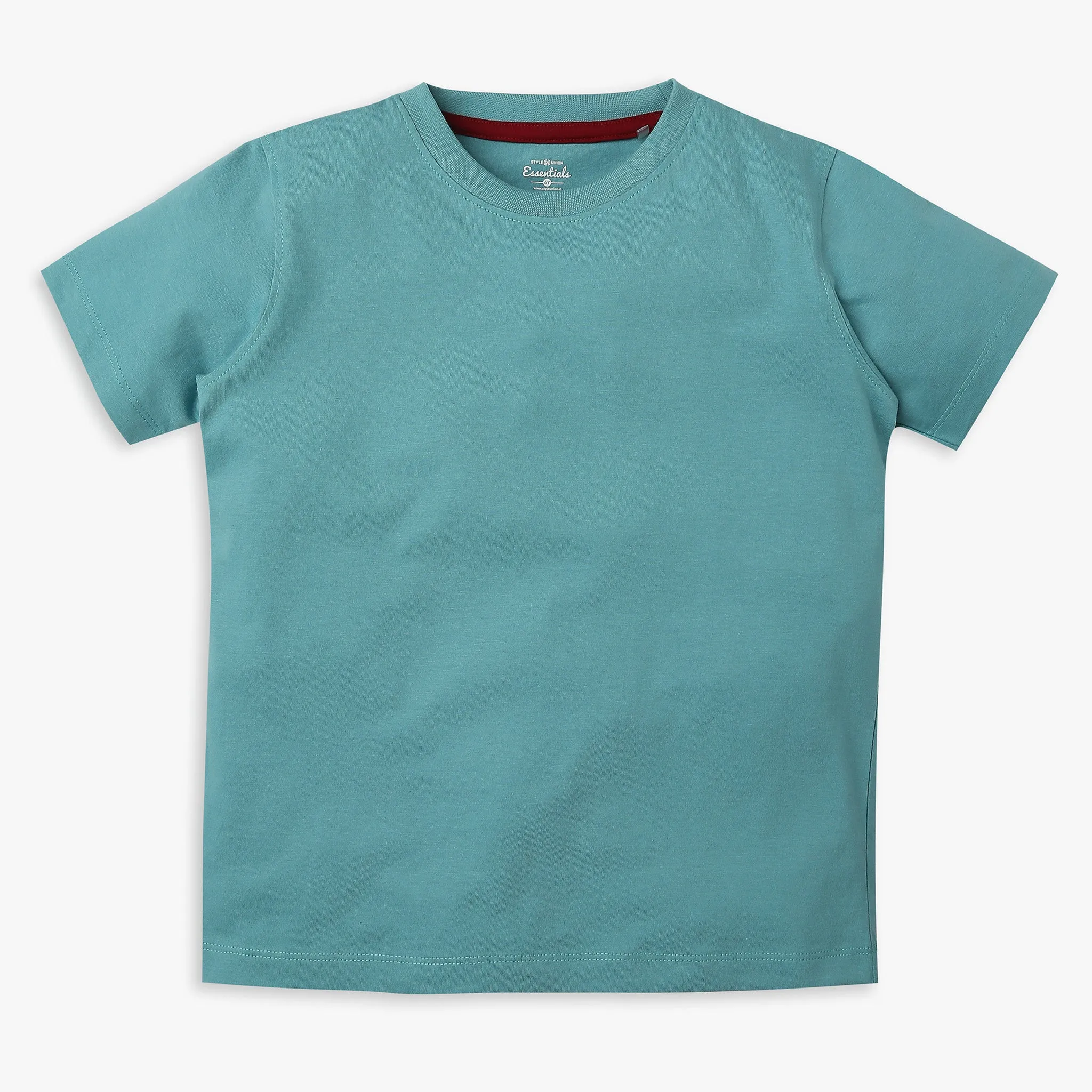 Boy's Regular Fit Solid T-Shirt