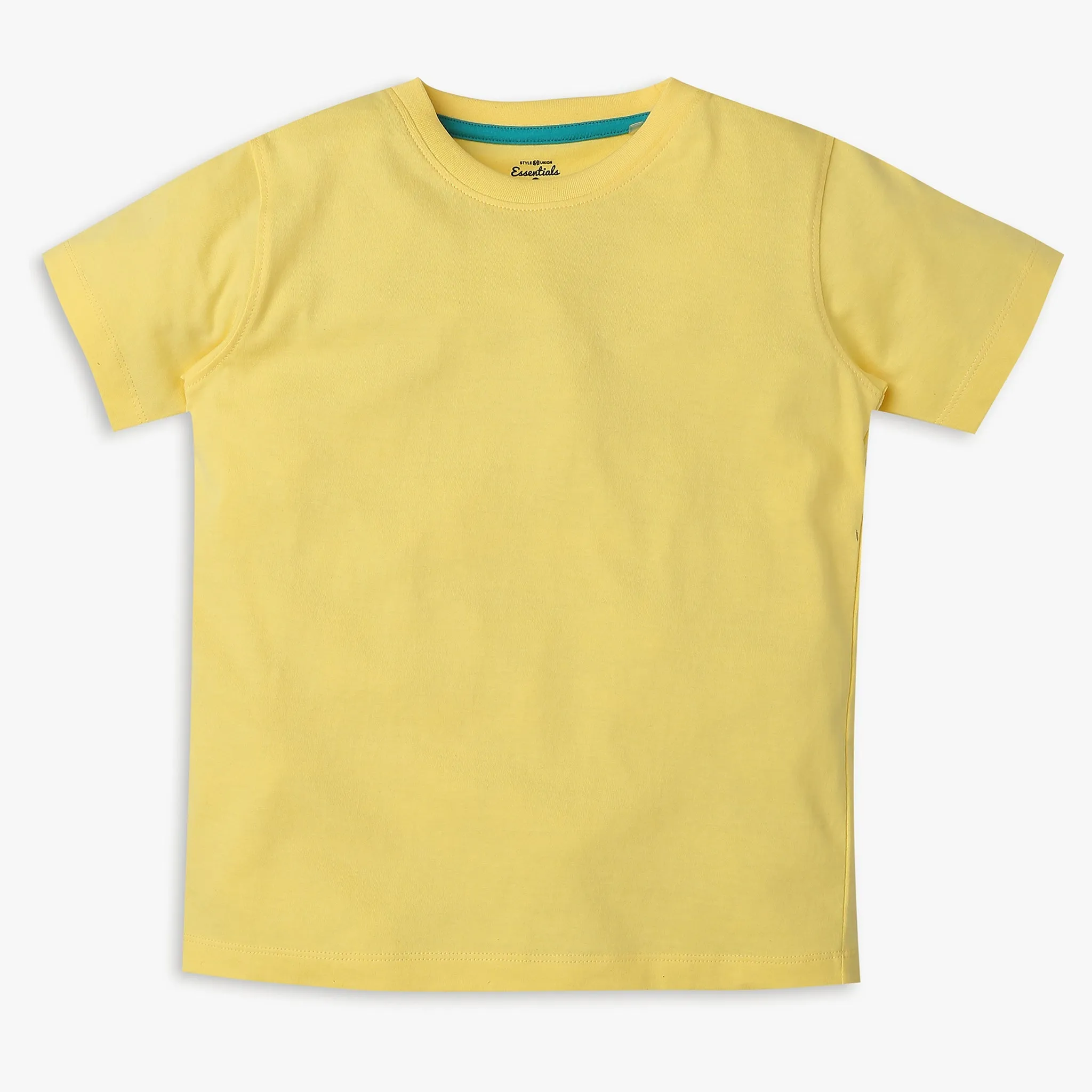 Boy's Regular Fit Solid T-Shirt