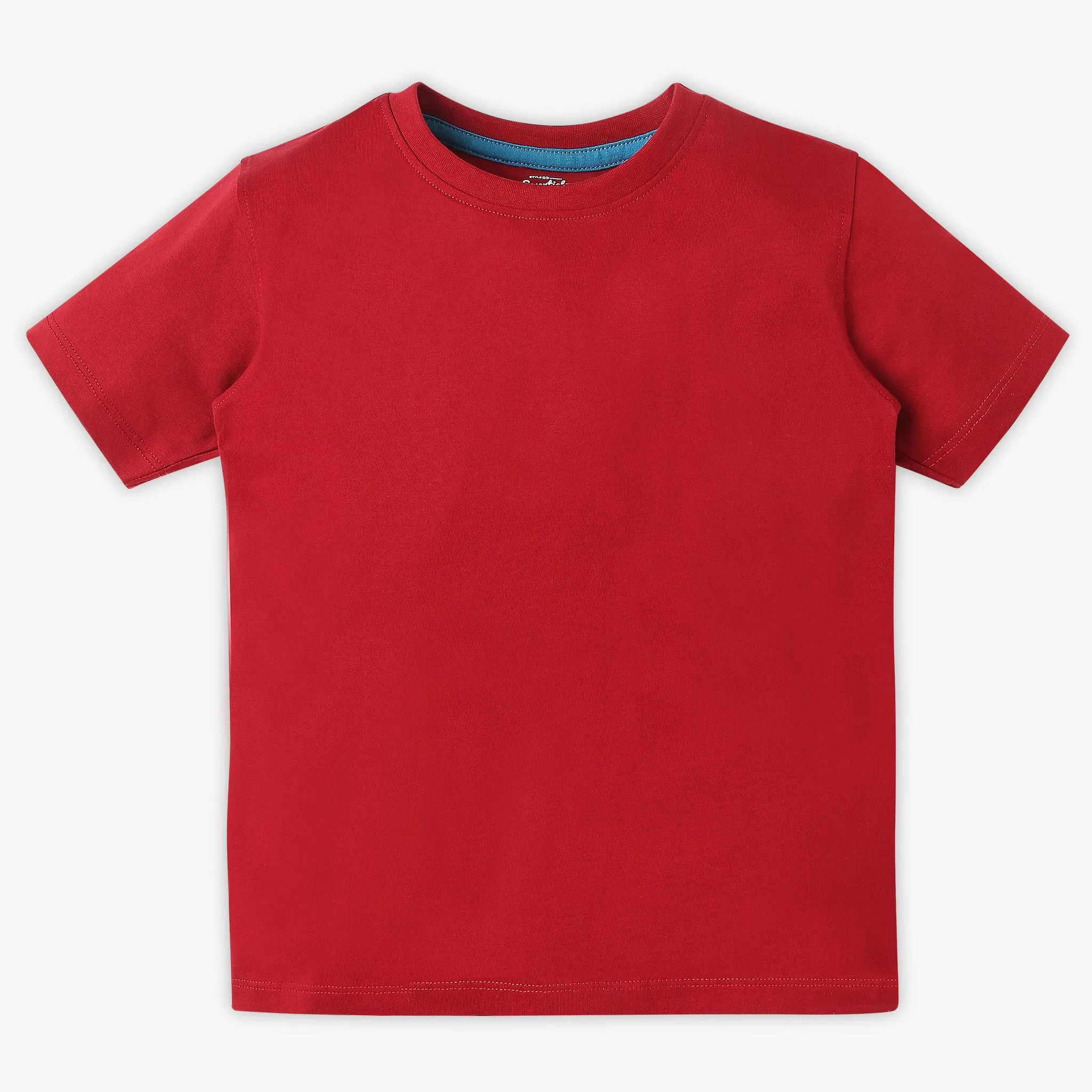 Boy's Regular Fit Solid T-Shirt