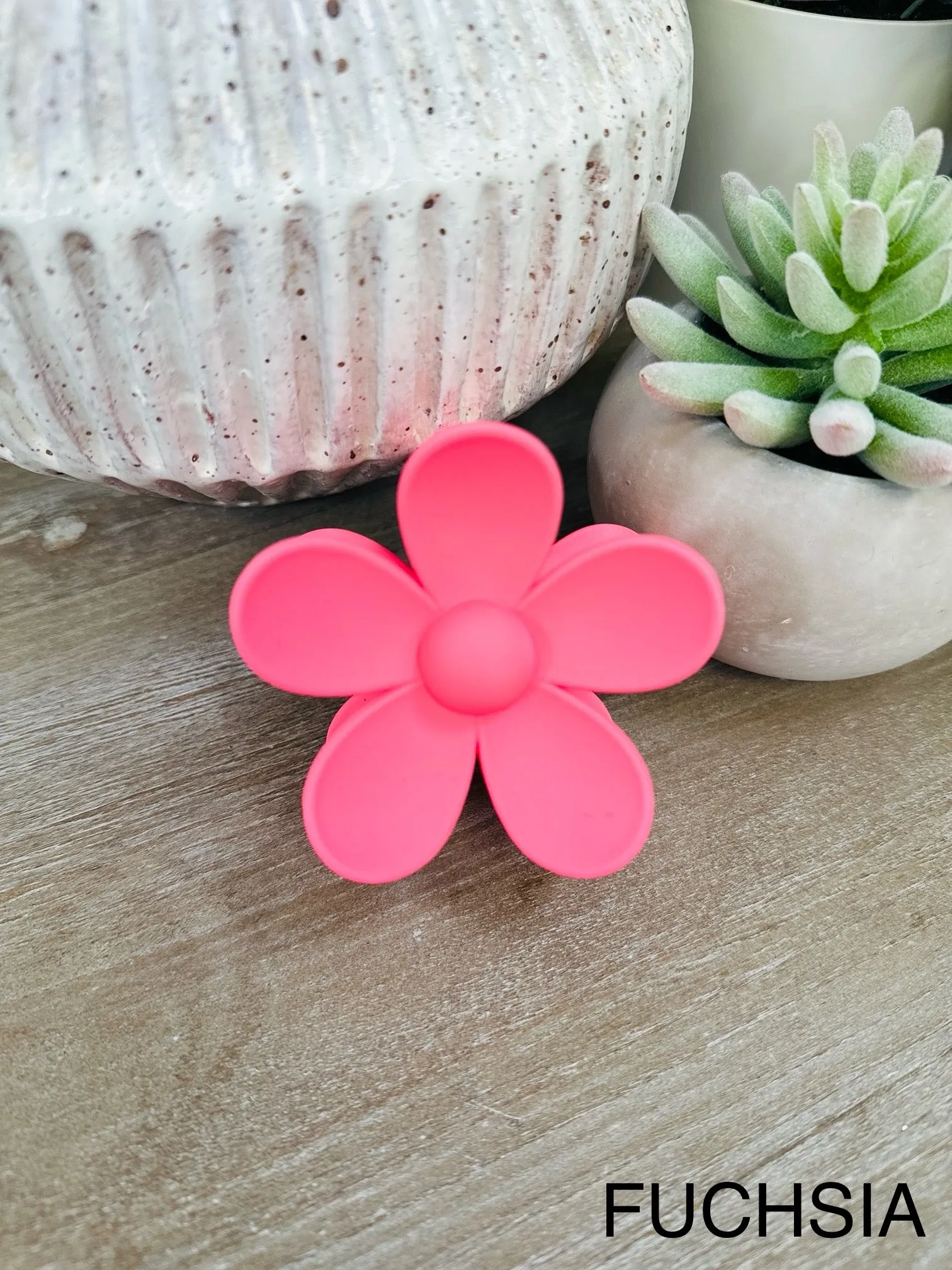 Bright Flower Hair Clip-Multiple Colors!