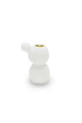 BUBBLE Three Bubble Small Candleholder in White