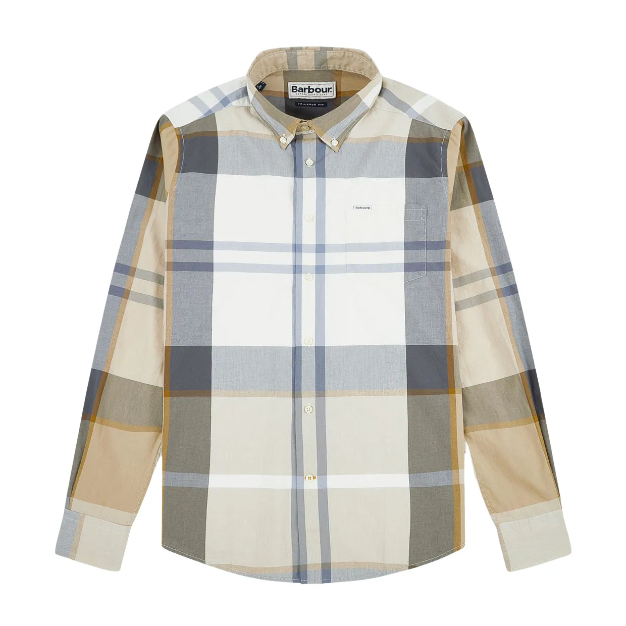 Camicia Uomo Barbour Harris Beige Multicolor