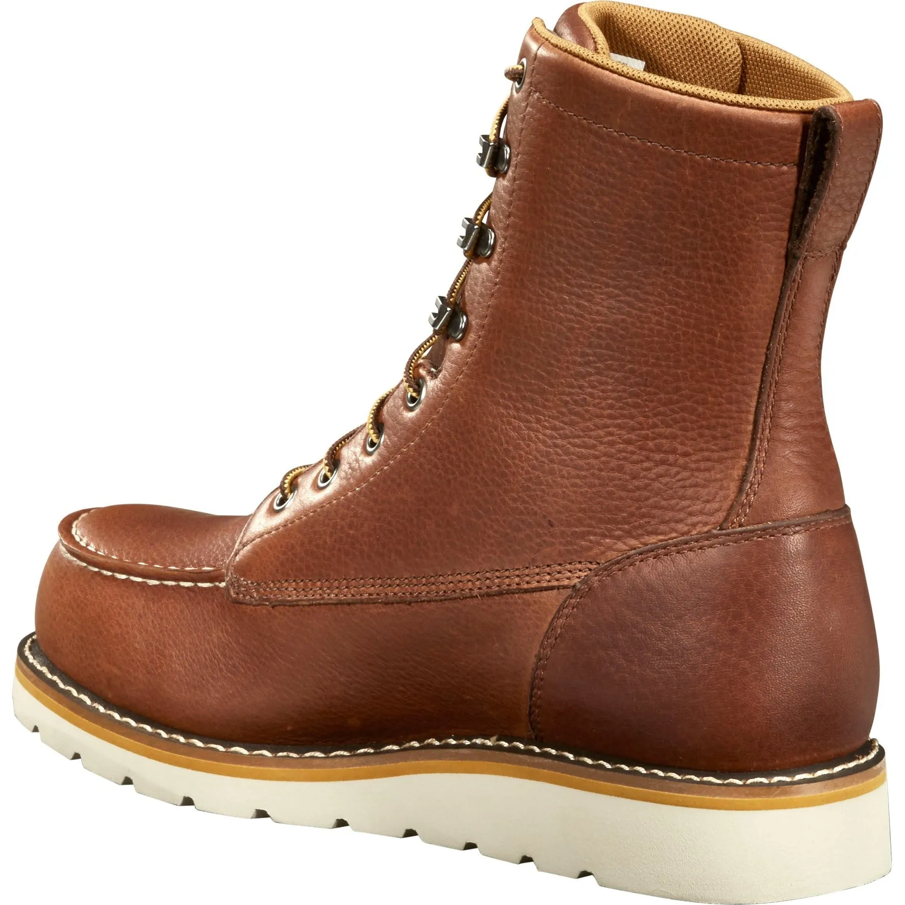 Carhartt Men's 8" Waterproof Steel Toe Wedge Work Boot - Redwood - FW8275-M