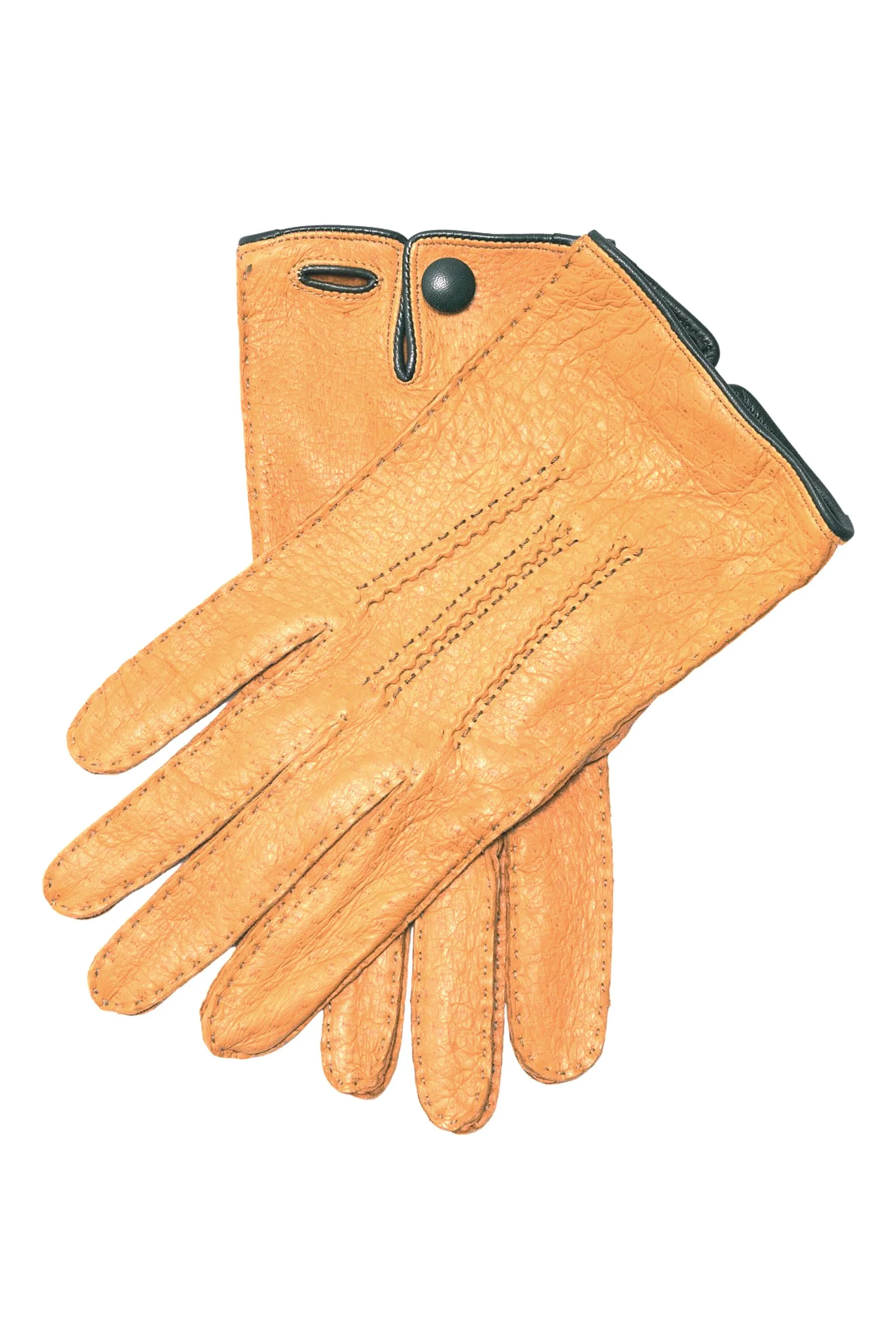 Chamois Yellow Unlined Peccary Gloves