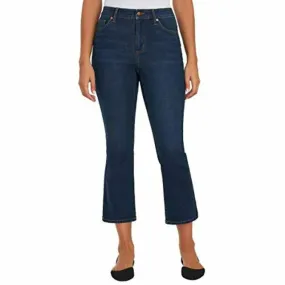 Chaps Women's Mid Rise Crop Kick Jeans Pant