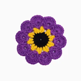 Charm Flower Crochet Coaster