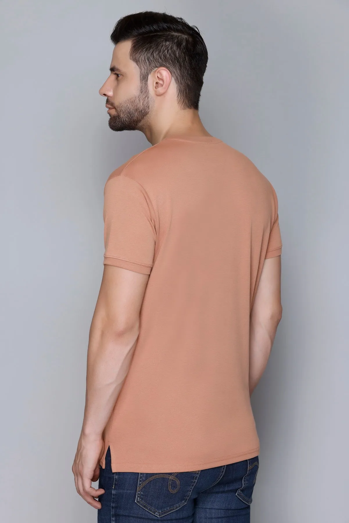 Derby Men's Round Neck Casual T-shirts