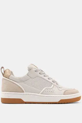 Distressed Taupe Suede Romi Sneakers