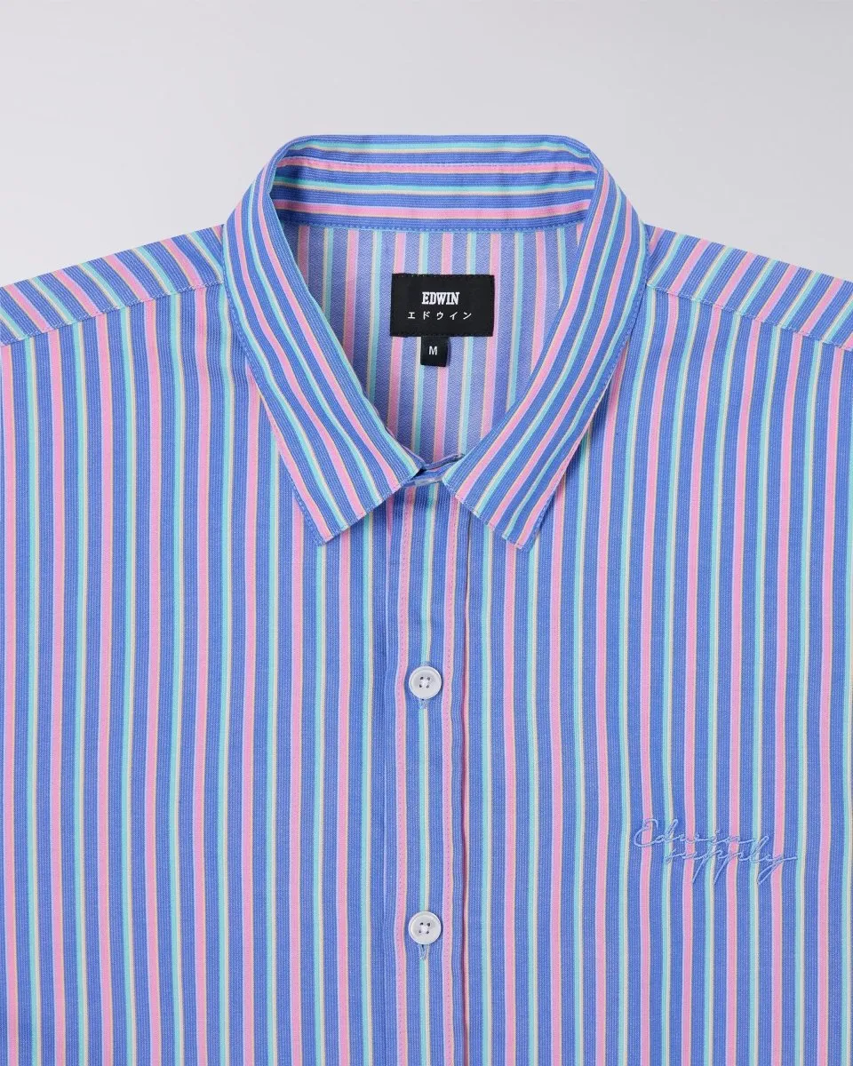 Edwin TOLEDO shirt SS - NAVY / PINK