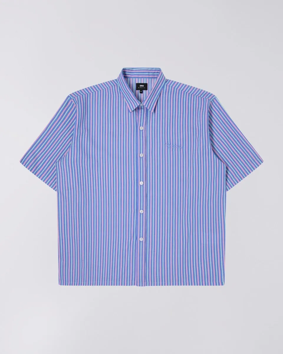 Edwin TOLEDO shirt SS - NAVY / PINK