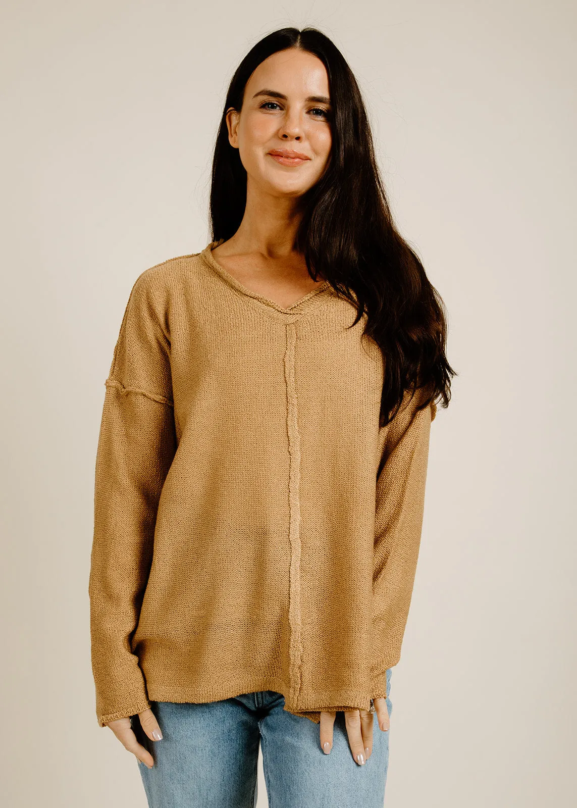 Eliza Pullover - Camel