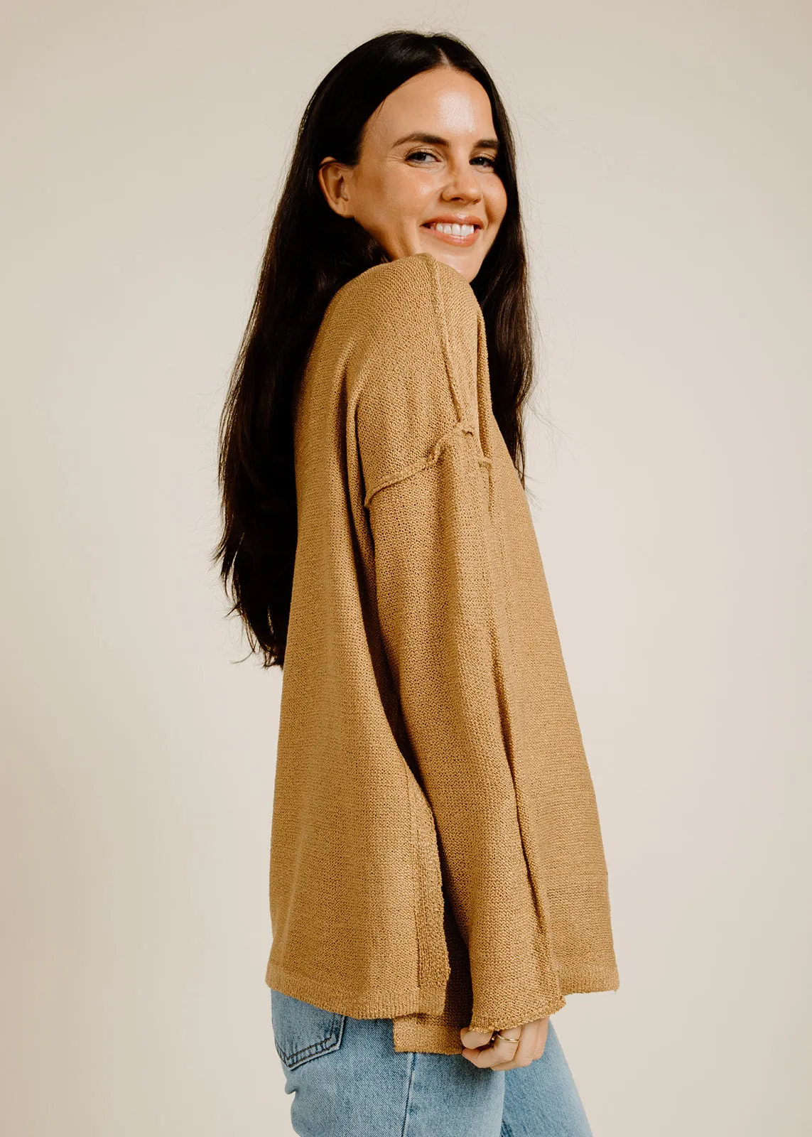 Eliza Pullover - Camel