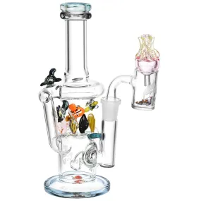 Empire Glassworks Mini Recycler Dab Rig - Under the Sea