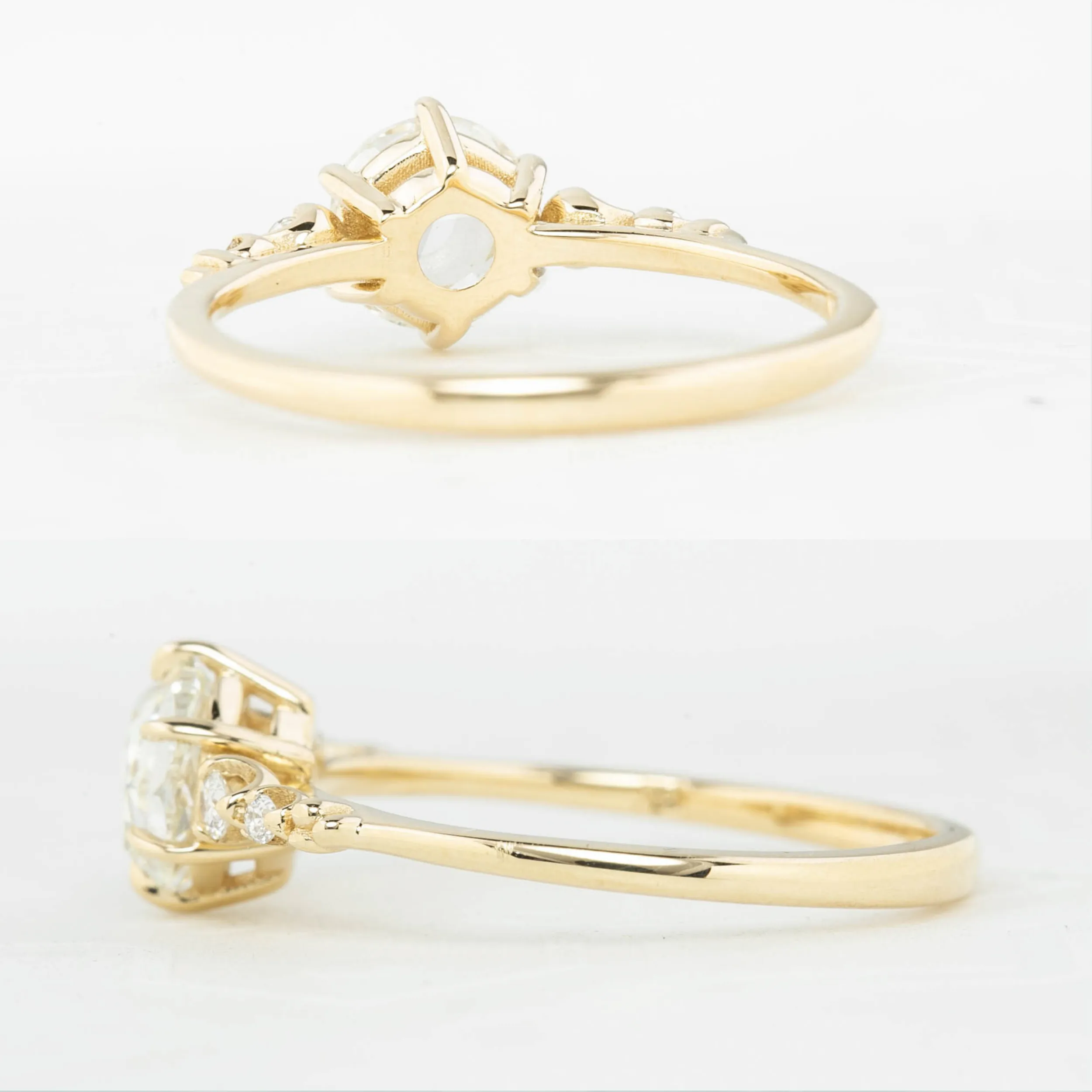 Estel Fleur Rose Cut Diamond Ring