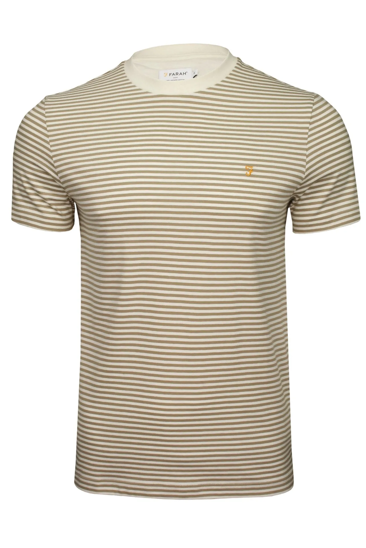 Farah Mens 'Daytona' Striped T-Shirt - Short Sleeved