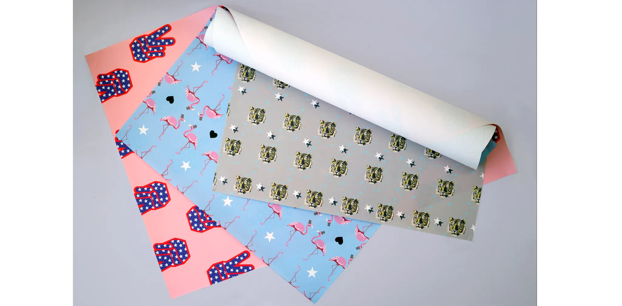 FLAMINGO WRAP - SINGLE SHEET AS ADD ON ORDER / 5 OR 10 SHEETS