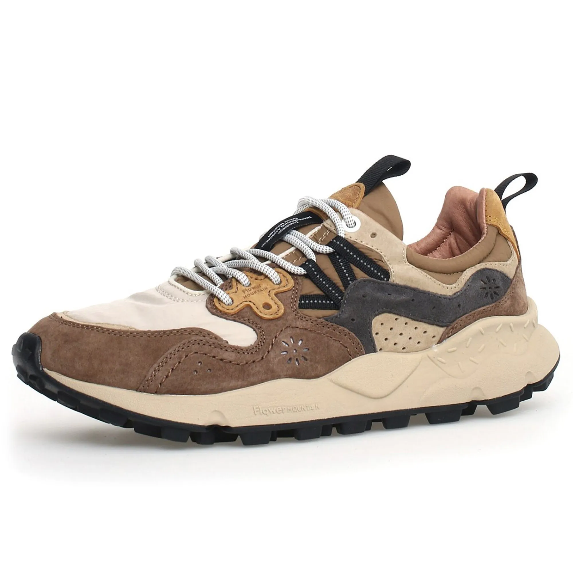 Flower Mountain Yamano 3 Trainers - Beige / Brown