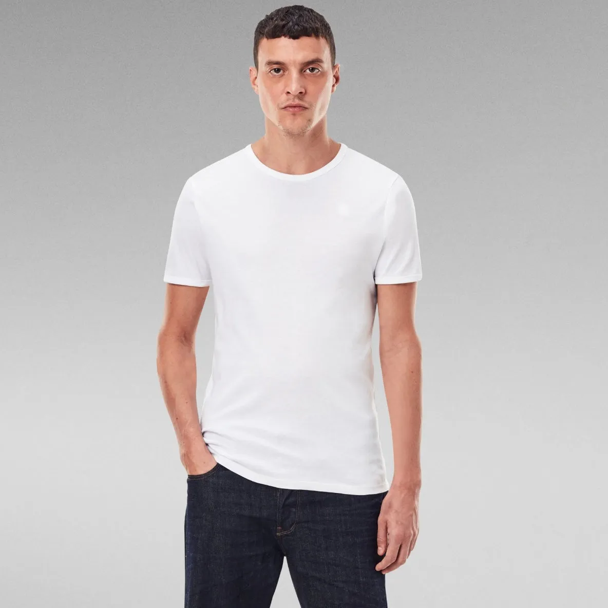 G-Star Basic 2 Pack White Tee