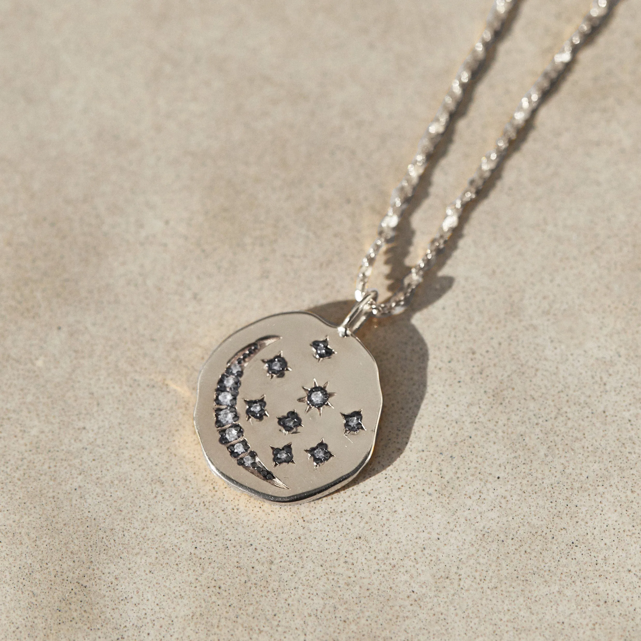 Galaxy Engravable Coin Necklace