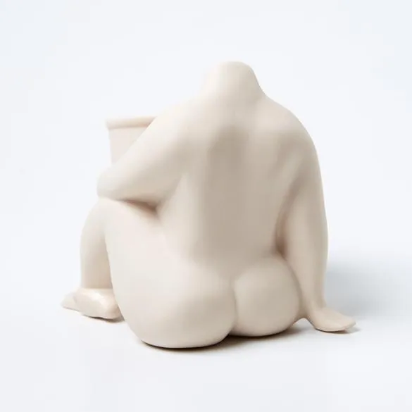 Gather Bowl Flesh Nude Planter