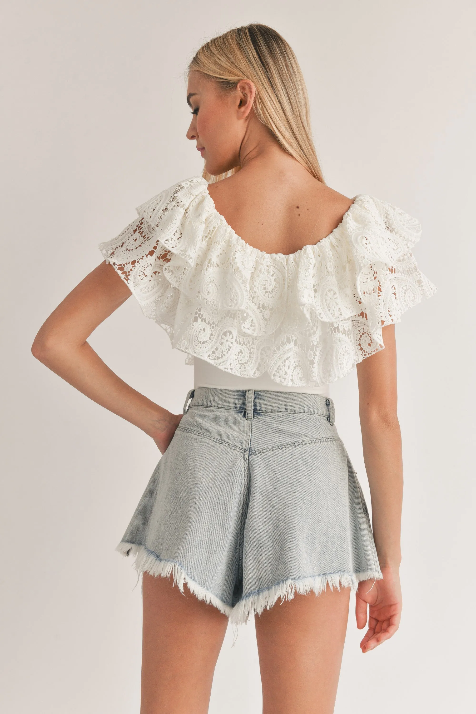 Genie Ruffle Bodysuit