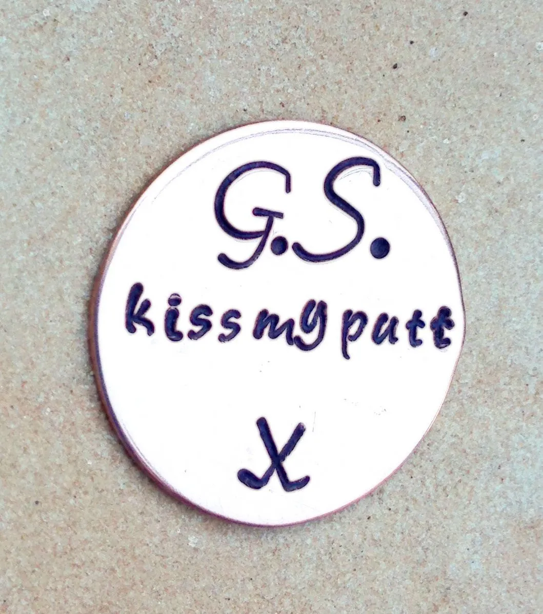 golf markers, Fathers Day Gift, gifts for dad, fore dad, kiss my putt, golf, golf gifts, Mothers Day, personalized gifts